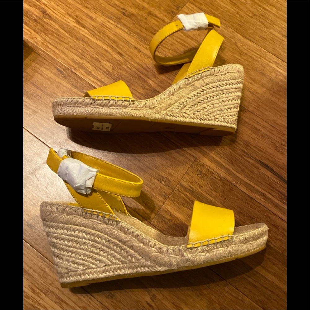 Tory Burch laurel wedge espadrille size 7